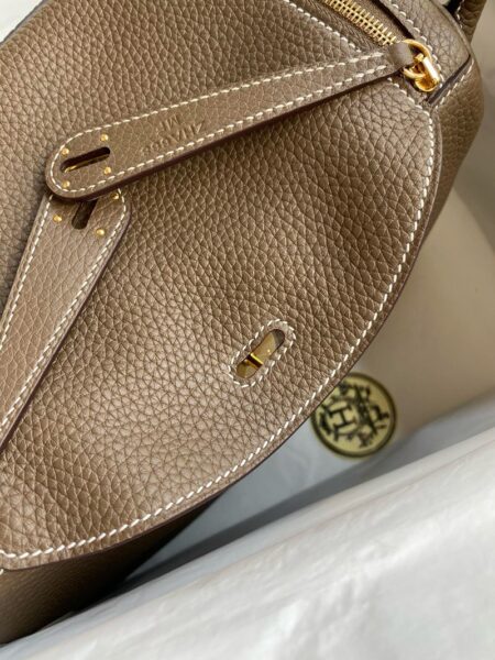 Hermes Lindy 26cm Bag Original Taurillon Clemence Leather