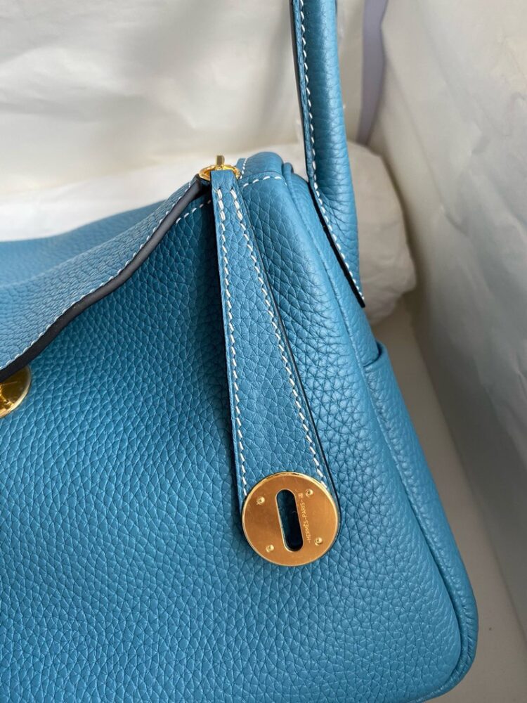 Hermes Lindy 26cm Bag Original Taurillon Clemence Leather