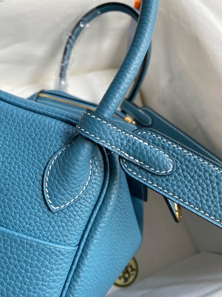 Hermes Lindy 26cm Bag Original Taurillon Clemence Leather