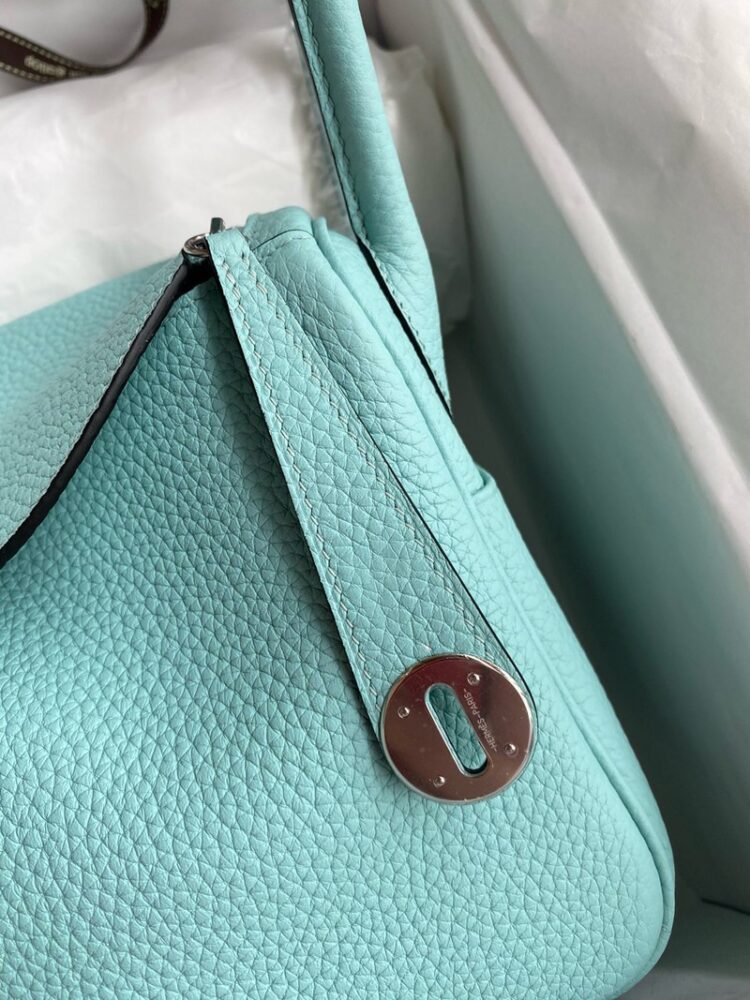 Hermes Lindy 26cm Bag Original Taurillon Clemence Leather