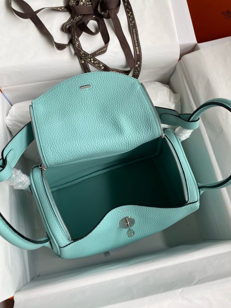 Hermes Lindy 26cm Bag Original Taurillon Clemence Leather
