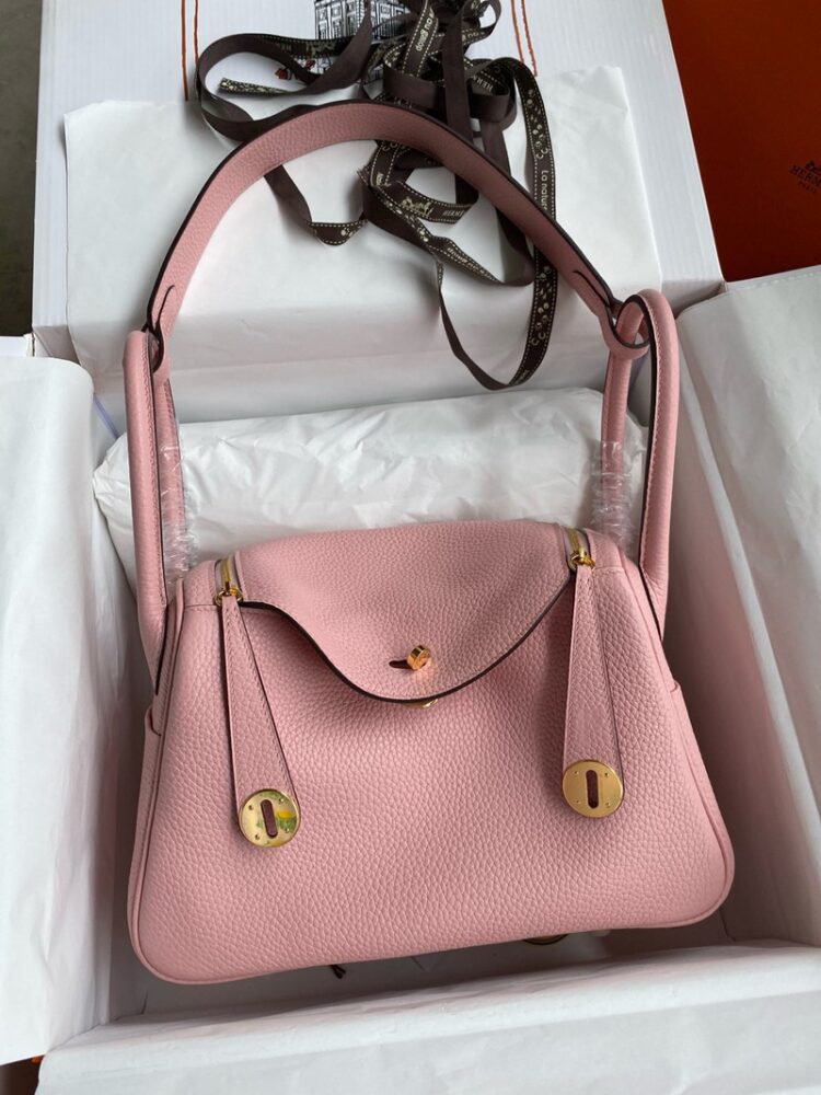 Hermes Lindy 26cm Bag Original Taurillon Clemence Leather