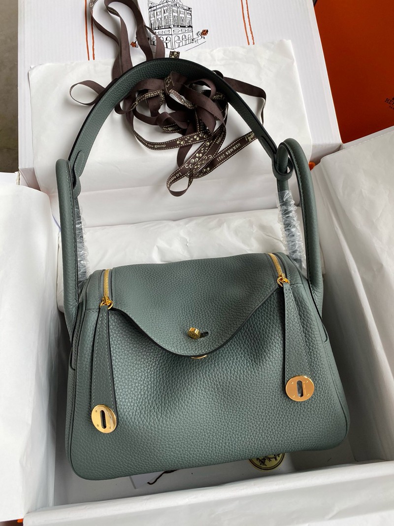 Hermes Lindy 26cm Bag Original Taurillon Clemence Leather 10