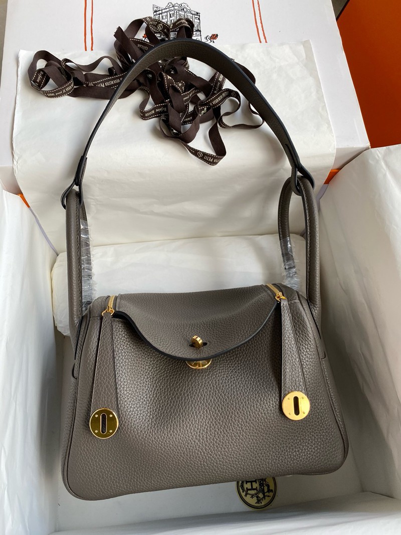 Hermes Lindy 26cm Bag Original Taurillon Clemence Leather 11