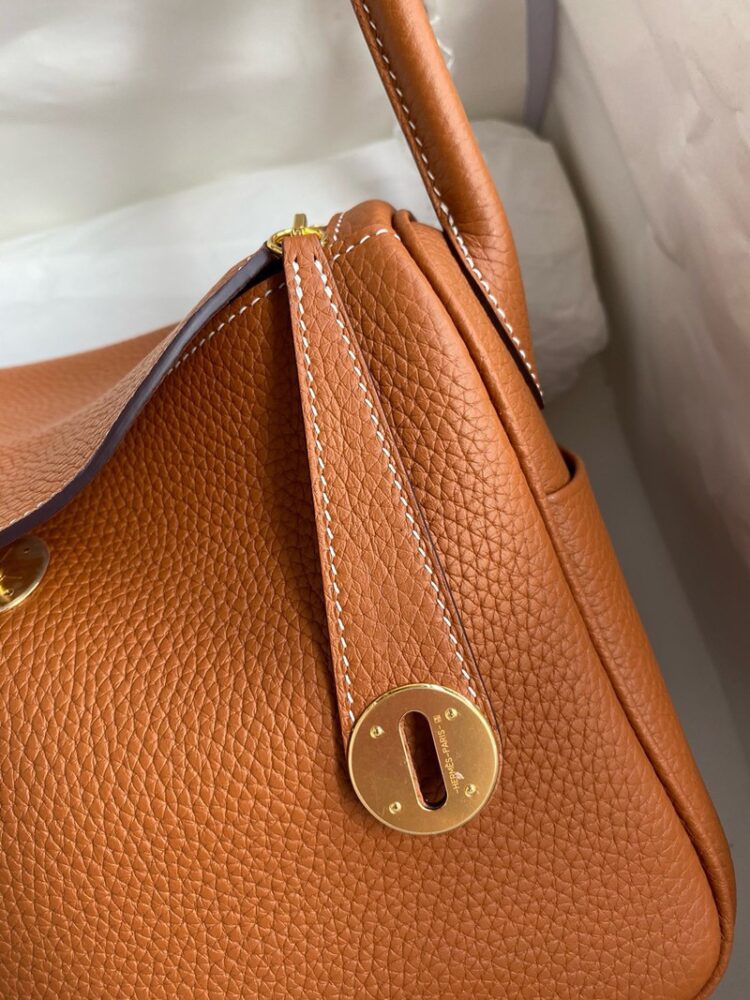 Hermes Lindy 26cm Bag Original Taurillon Clemence Leather