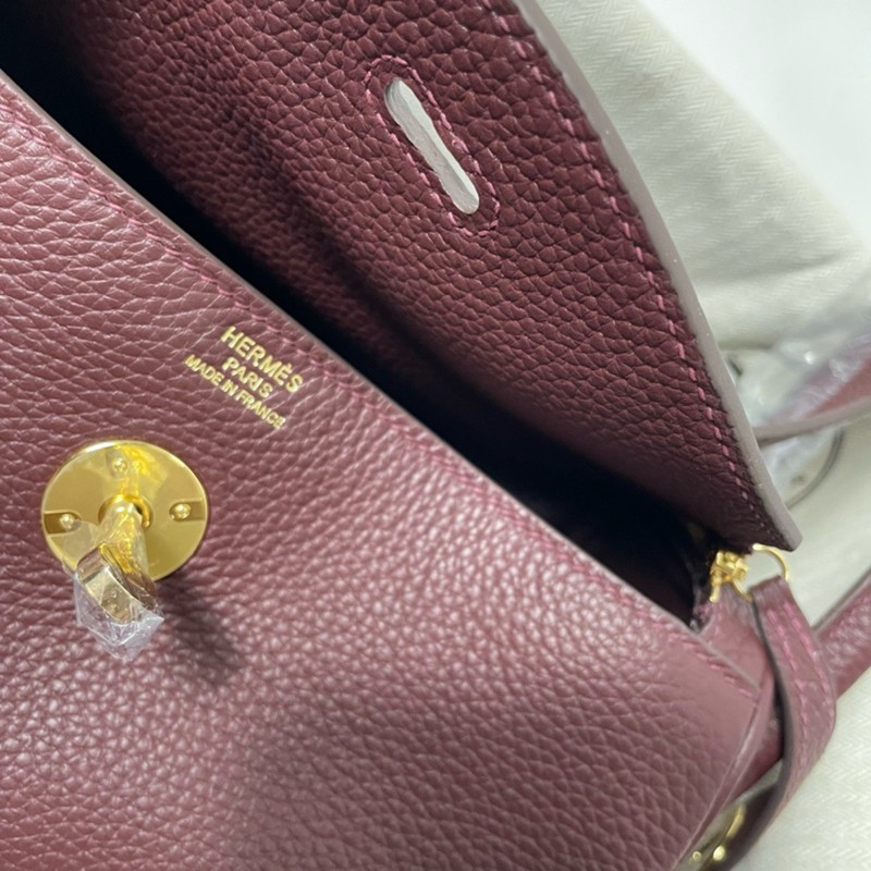 Hermes Lindy 26 30 Bag Original Taurillon Clemence Leather