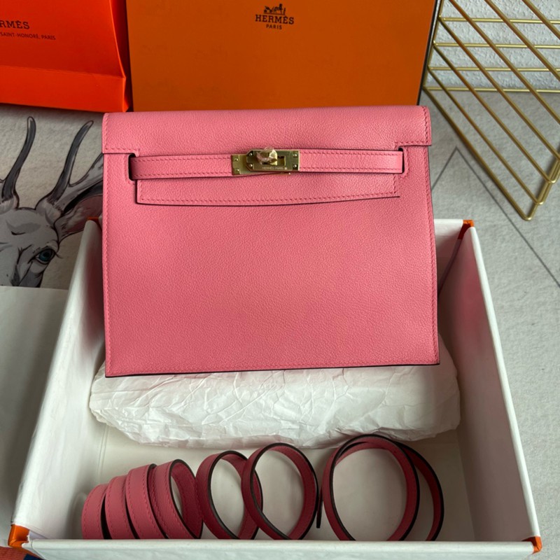 Hermes Kelly Danse 22cm Bag Evercolor Leather 05