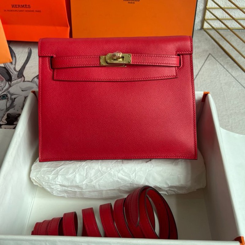 Hermes Kelly Danse 22cm Bag Evercolor Leather 09
