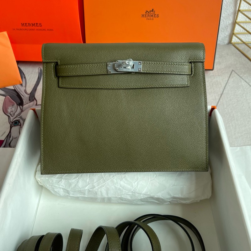 Hermes Kelly Danse 22cm Bag Evercolor Leather 12