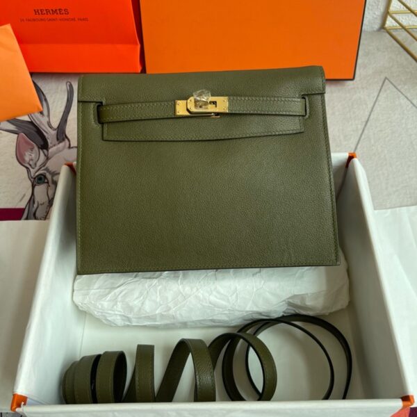 Hermes Kelly Danse 22cm Bag Evercolor Leather
