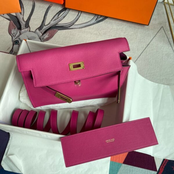 Hermes Kelly Danse 22cm Bag Evercolor Leather