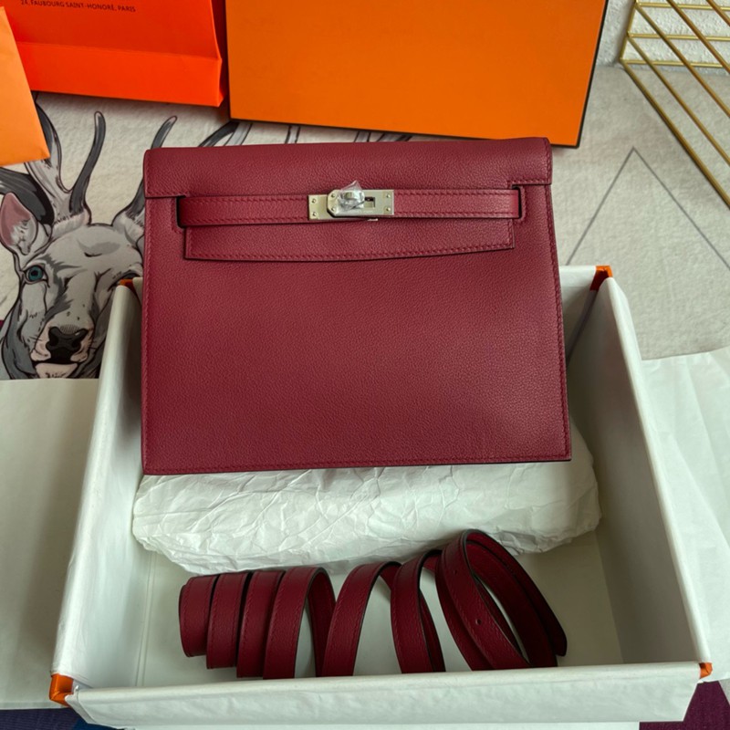 Hermes Kelly Danse 22cm Bag Evercolor Leather 20