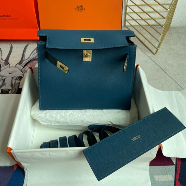 Hermes Kelly Danse 22cm Bag Evercolor Leather