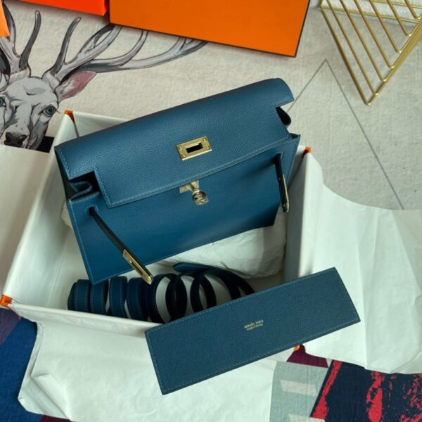 Hermes Kelly Danse 22cm Bag Evercolor Leather