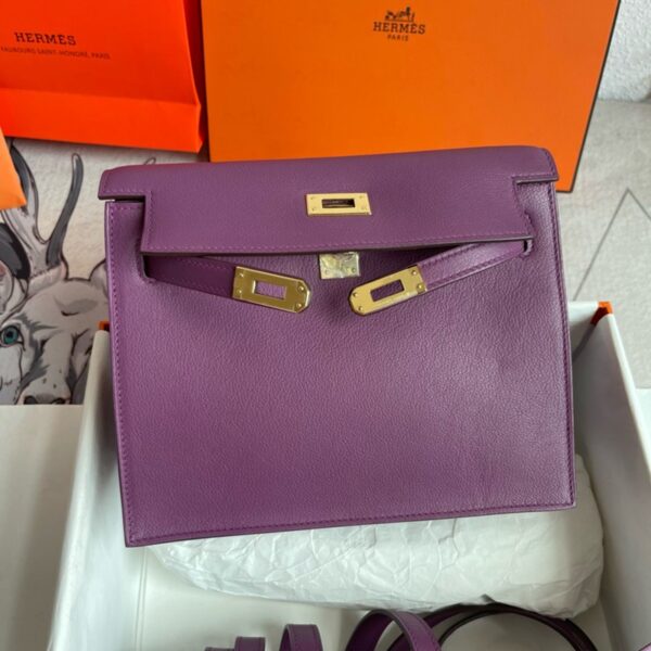 Hermes Kelly Danse 22cm Bag Evercolor Leather