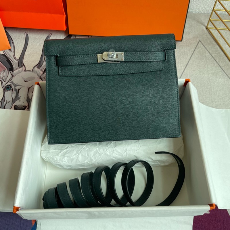 Hermes Kelly Danse 22cm Bag Evercolor Leather 26