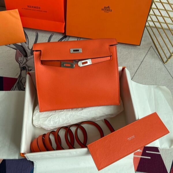 Hermes Kelly Danse 22cm Bag Evercolor Leather