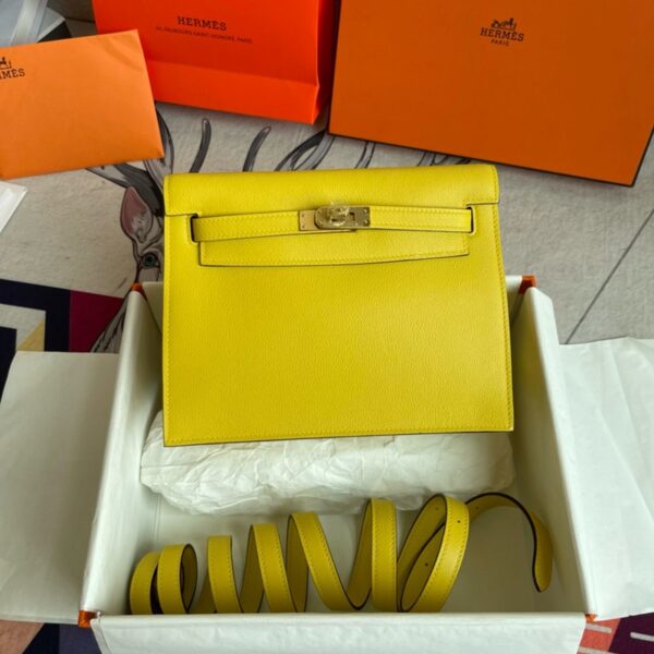 Hermes Kelly Danse 22cm Bag Evercolor Leather