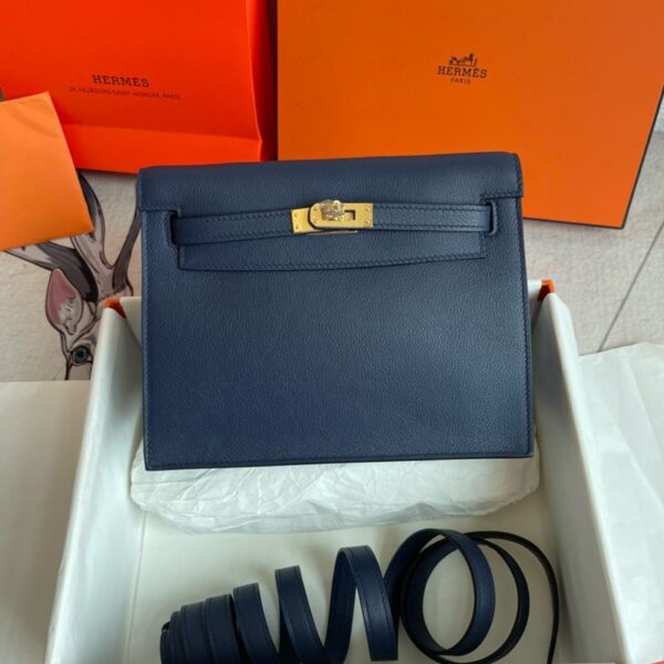 Hermes Kelly Danse 22cm Bag Evercolor Leather