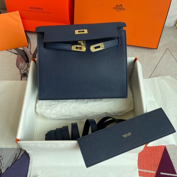 Hermes Kelly Danse 22cm Bag Evercolor Leather