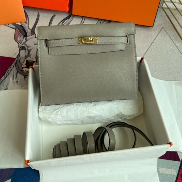 Hermes Kelly Danse 22cm Bag Evercolor Leather