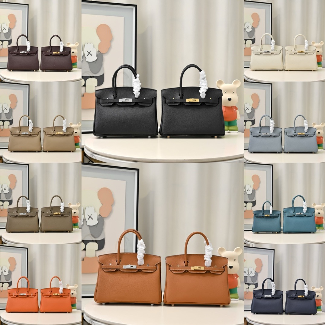 Hermes Birkin 25cm 30cm 35cm Bags Togo Leather 13