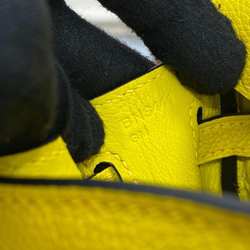 Hermes Birkin 25cm Bag Togo Leather Gold Yellow