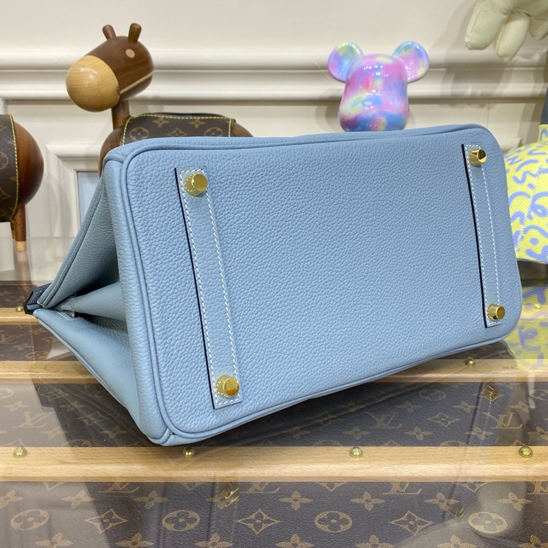 Hermes Birkin 25cm Bag Togo Leather Gold Yellow