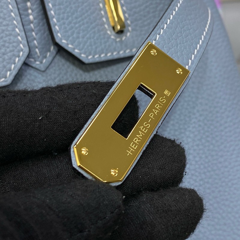 Hermes Birkin 25cm Bag Togo Leather Gold Yellow