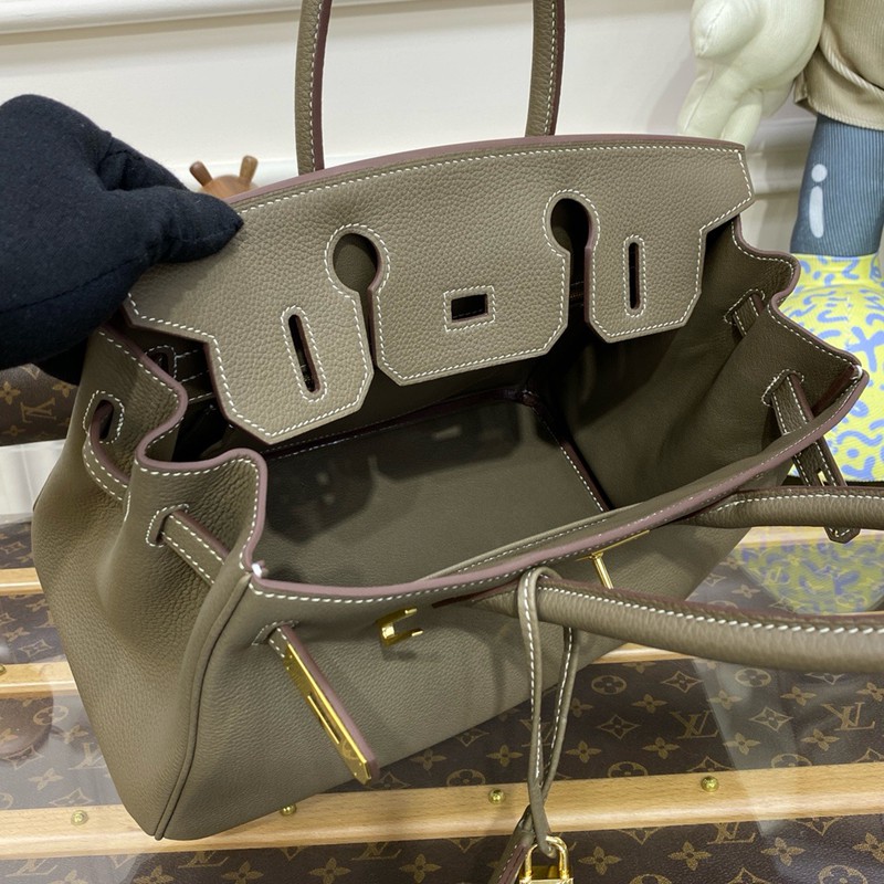 Hermes Birkin 25cm Bag Togo Leather Gold Yellow