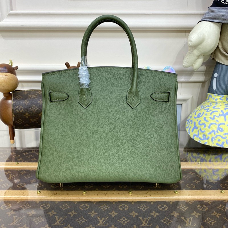 Hermes Birkin 25cm Bag Togo Leather Gold Yellow