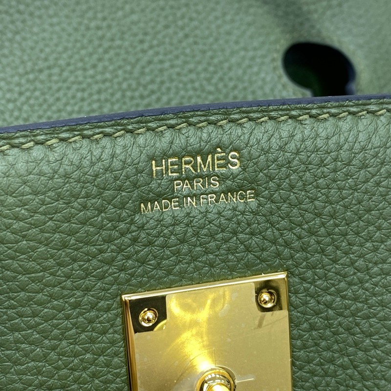 Hermes Birkin 25cm Bag Togo Leather Gold Yellow