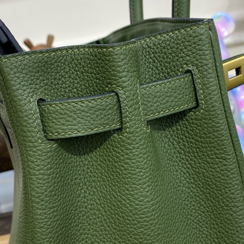 Hermes Birkin 25cm Bag Togo Leather Gold Yellow