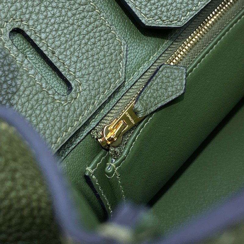 Hermes Birkin 25cm Bag Togo Leather Gold Yellow