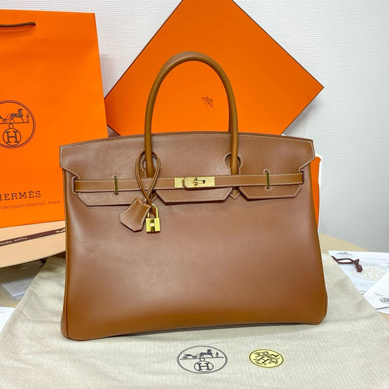 Hermes Birkin 30cm Bag Barenia Faubourg Gold Hardware