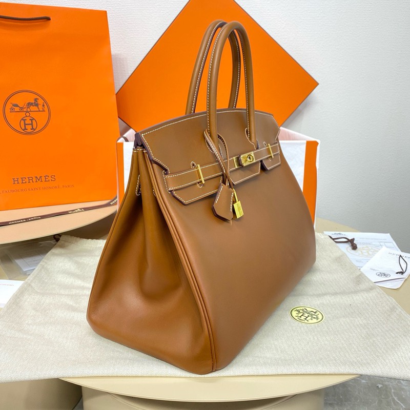 Hermes Birkin 30cm Bag Barenia Faubourg Gold Hardware