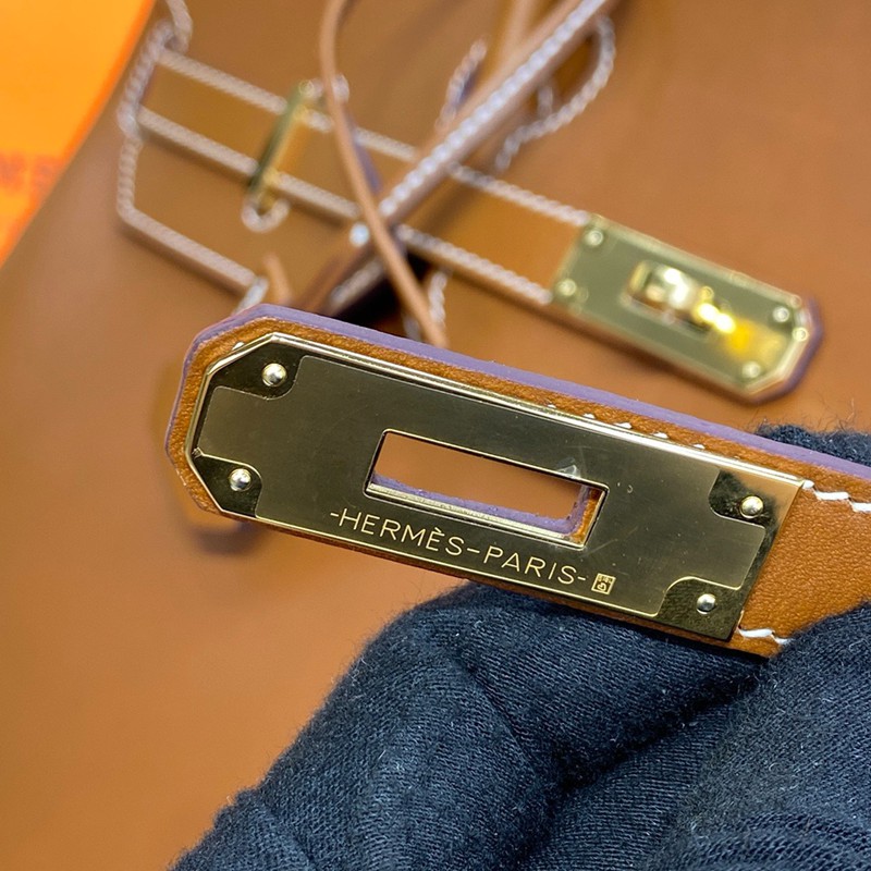 Hermes Birkin 30cm Bag Barenia Faubourg Gold Hardware