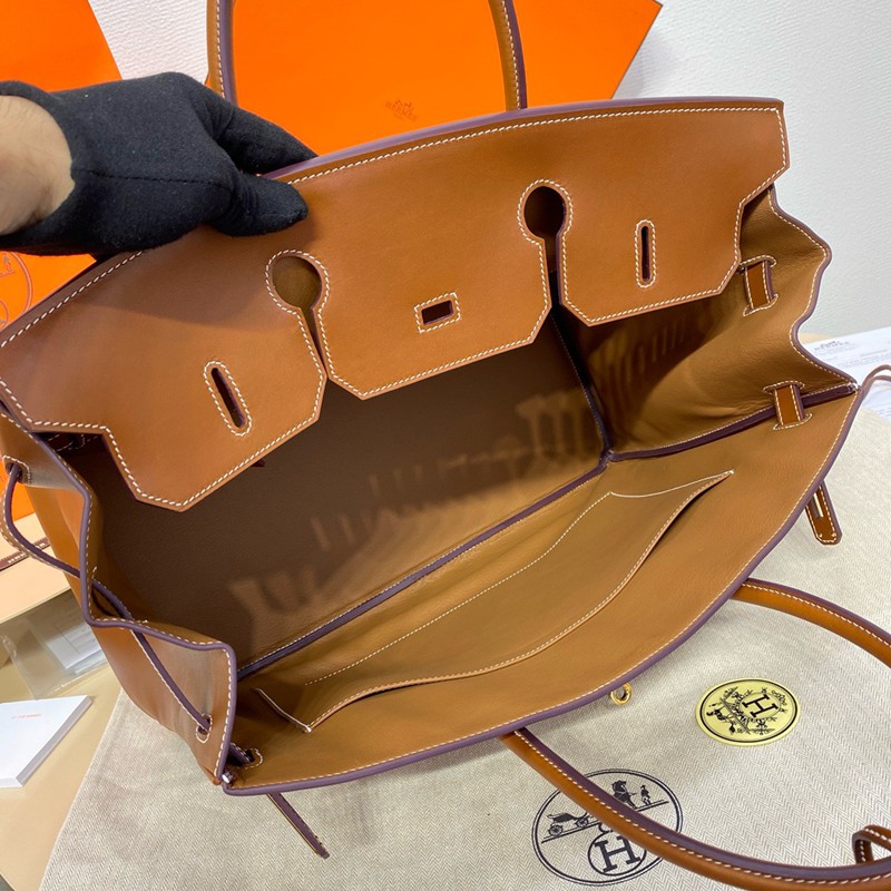 Hermes Birkin 30cm Bag Barenia Faubourg Gold Hardware