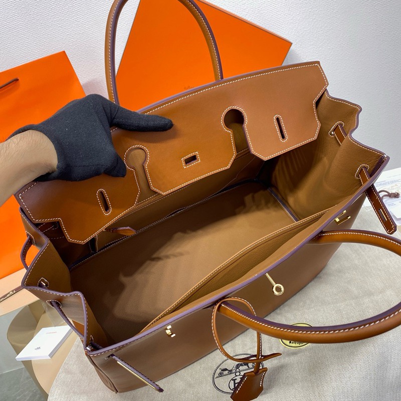 Hermes Birkin 30cm Bag Barenia Faubourg Gold Hardware