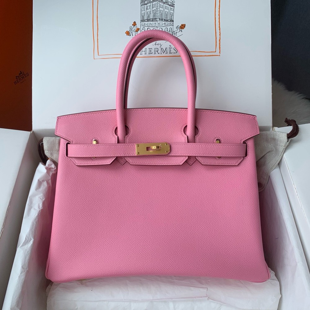 Hermes Birkin 30cm Bag Original Epsom Leather Full Handmade 14