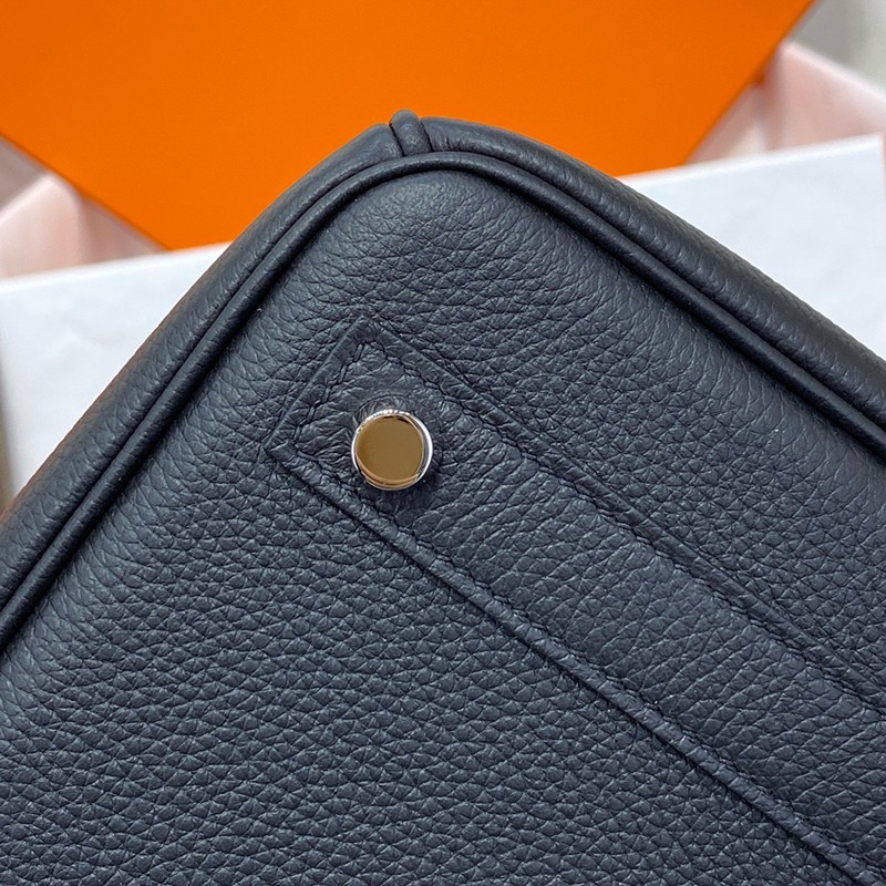 Hermes Birkin 30cm Bag Togo Leather Silver Hardware Black