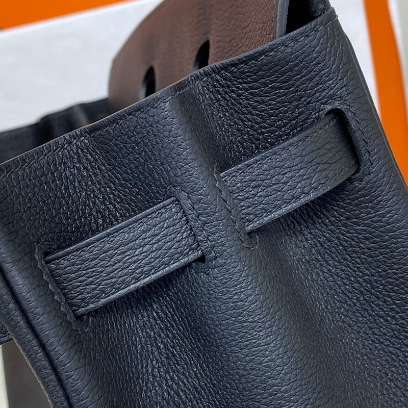 Hermes Birkin 30cm Bag Togo Leather Silver Hardware Black