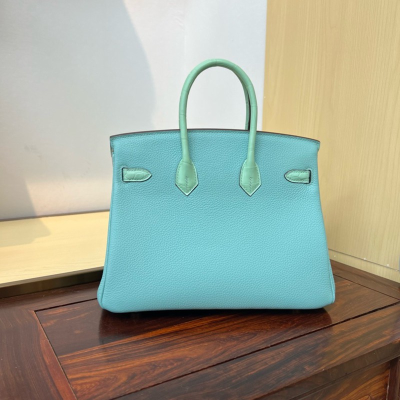 Hermes Birkin Touch Bag 25cm Togo and Niloticus Crocodile Leather