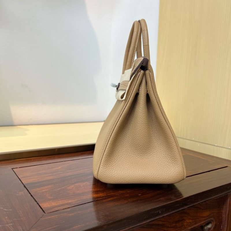 Hermes Birkin Touch Bag 25cm Togo and Niloticus Crocodile Leather