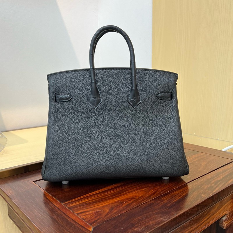 Hermes Birkin Touch Bag 25cm Togo and Niloticus Crocodile Leather