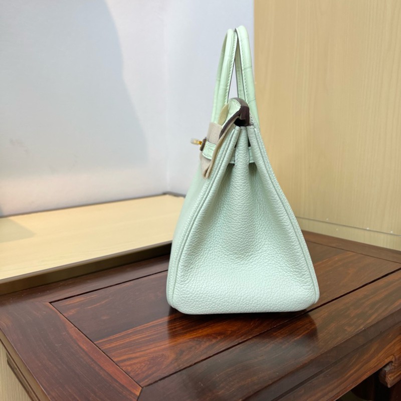 Hermes Birkin Touch Bag 25cm Togo and Niloticus Crocodile Leather