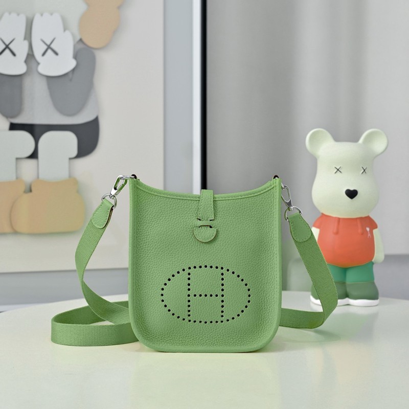 Hermes Evelyne Mini 17cm Bag TC Clemence Leather