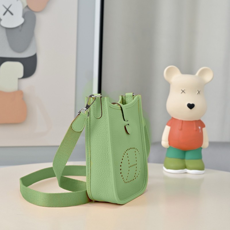 Hermes Evelyne Mini 17cm Bag TC Clemence Leather