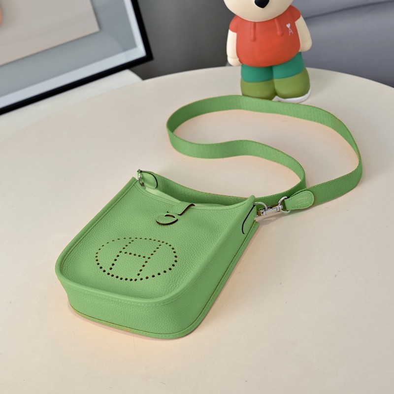 Hermes Evelyne Mini 17cm Bag TC Clemence Leather