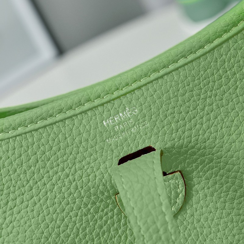 Hermes Evelyne Mini 17cm Bag TC Clemence Leather